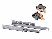 Направляющие скрытого монтажа MODERN SLIDE L-600 полного выдвижения для деревянных ящиков с доводчиком — купить оптом и в розницу в интернет магазине GTV-Meridian.